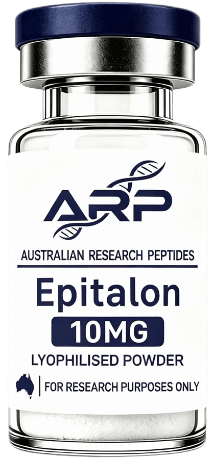 Epitalon 10mg — Australian Research Peptides research vial