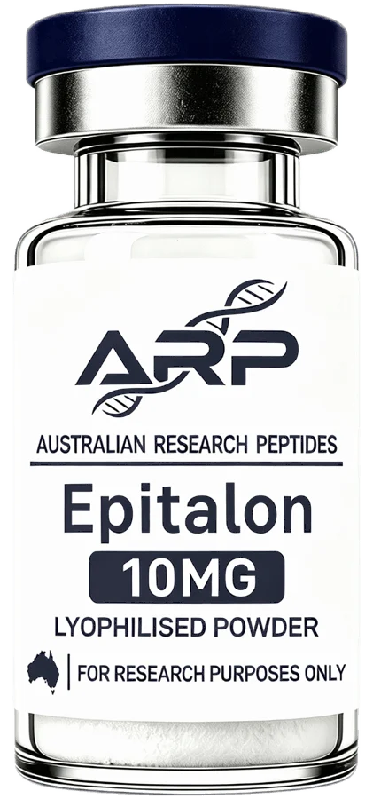Epitalon 10mg — Australian Research Peptides research vial