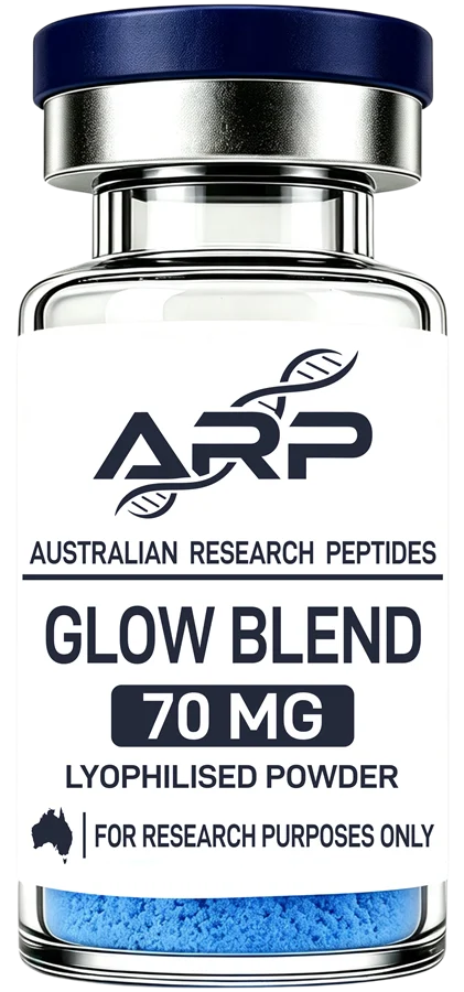GLOW 70mg — Australian Research Peptides research vial