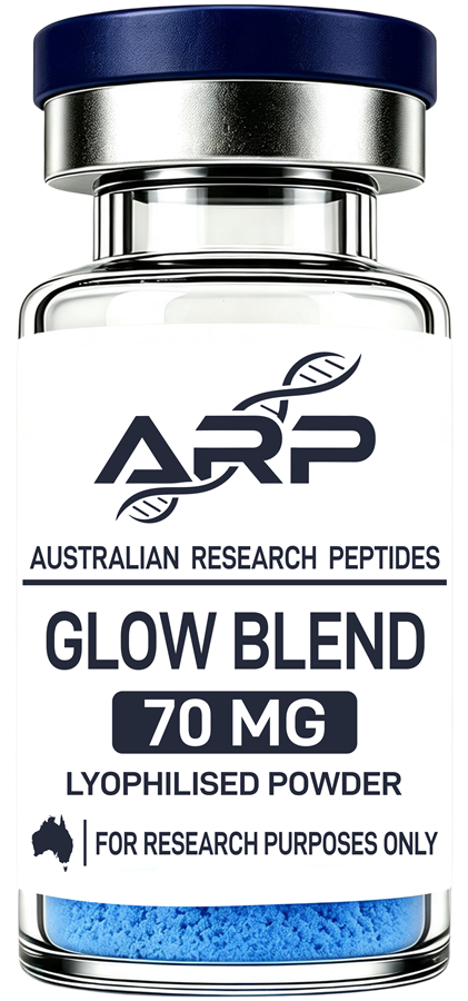 GLOW 70mg — Australian Research Peptides research vial