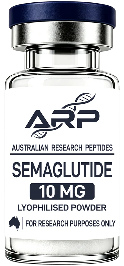 Semaglutide 10mg — Australian Research Peptides research vial
