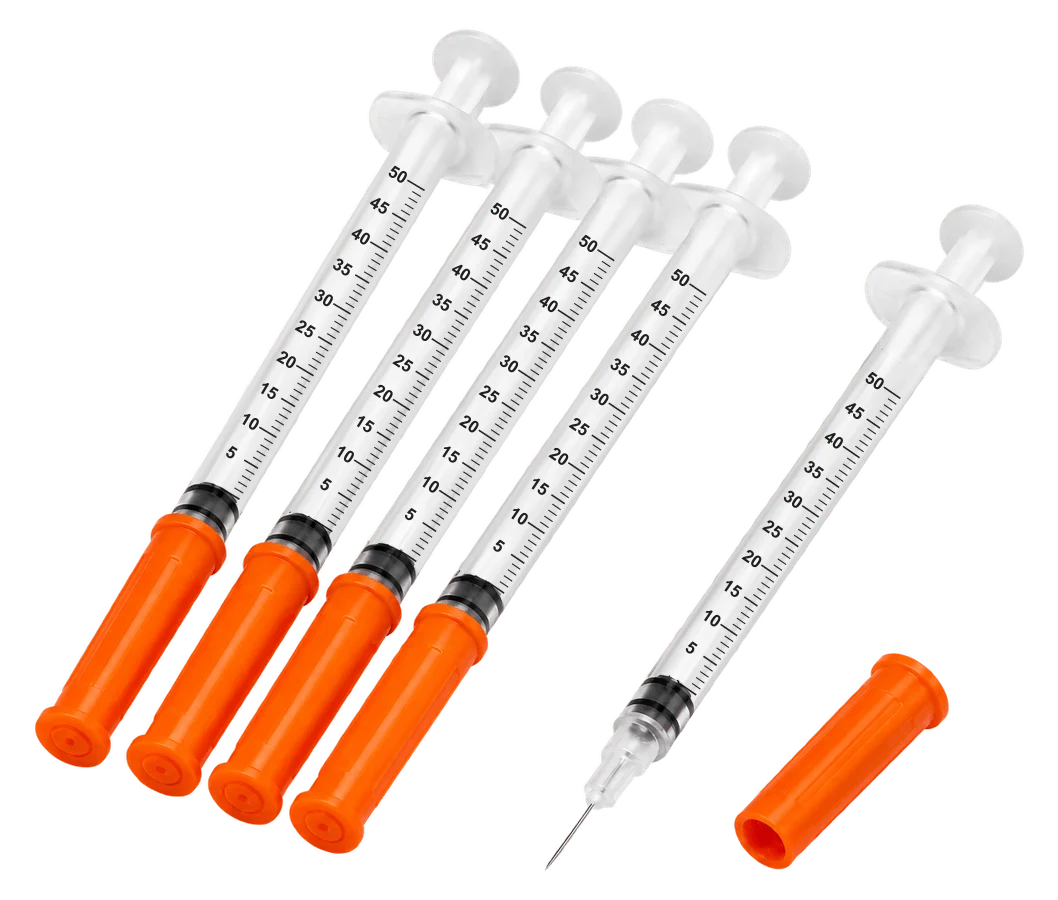 0.5 mL Graduated Syringes 20 Pack — Australian Research Peptides laboratory supply
